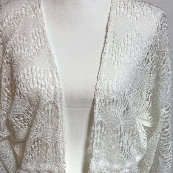 Lace Swim Suit Coverup 1 Size - Picture 2 of 6